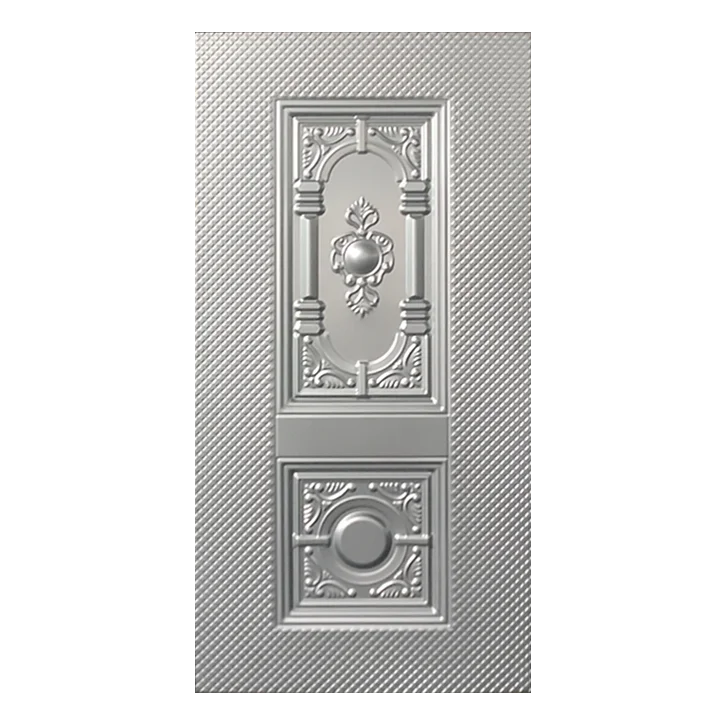 New Custom Interior Grill Design Double Cast Forged Steel Partition French Glass Wrought Iron Door For Home