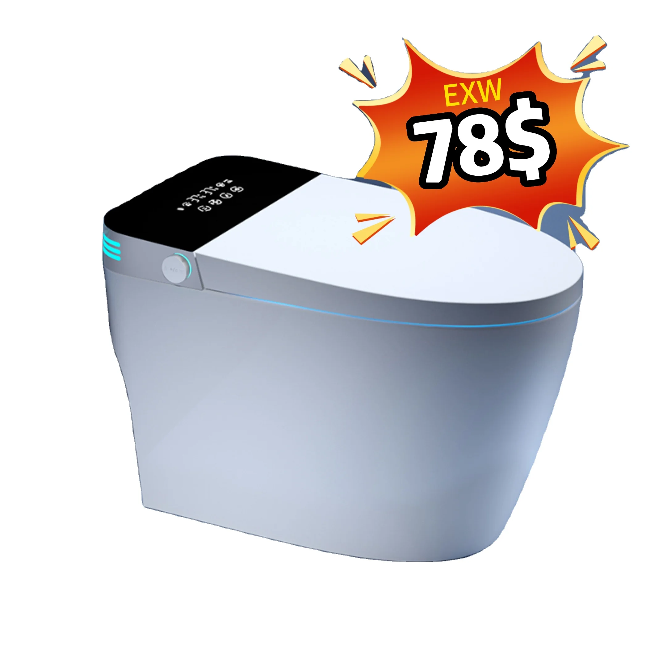 Hot Sale Home Wc Intelligent Toilet Automatic Sensor Flush Bathroom Smart Toilet