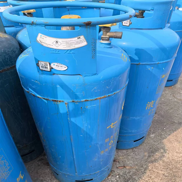 Used High-Pressure Steel LPG Gas Cylinders for Filling Gas