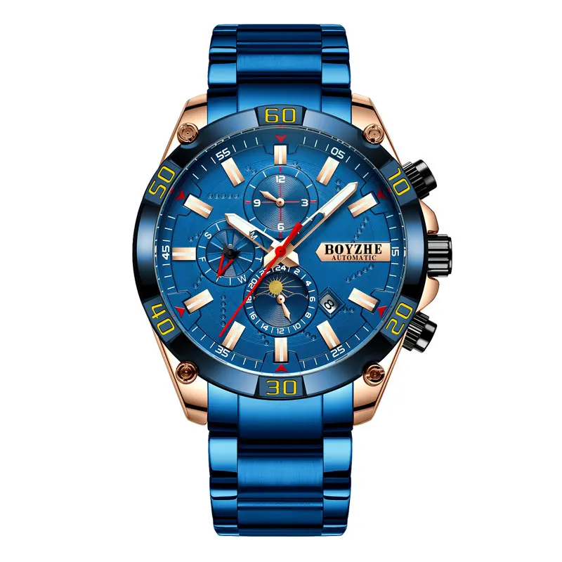 High quality WL031 Watch Stainless Steel Men Skeleton Watch With OEM Wholesale Automatic Watch