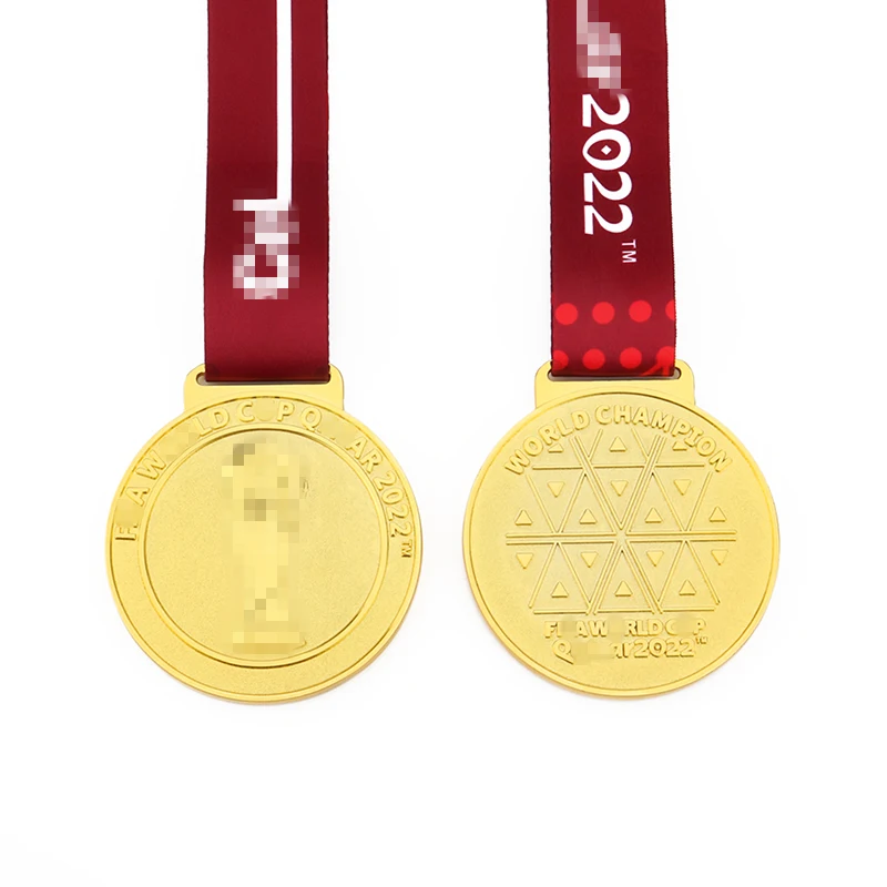 In stock 2022 world champions  medals metal sports medal custom metal medals