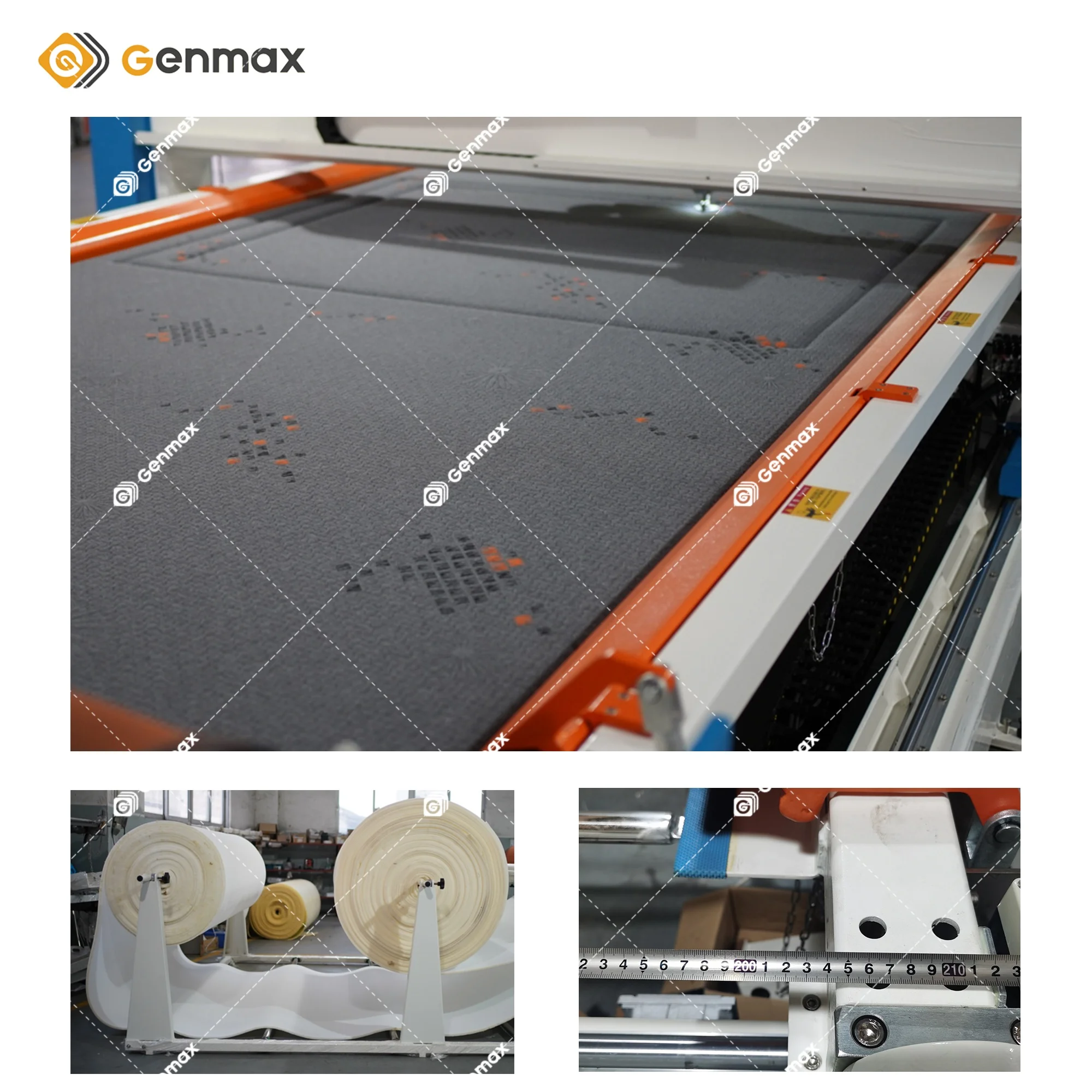 DURKOPP Sewing Head CAD Drawing Automatic Computerized Single Needle Quilting Machine For Cerradoras De Colchones