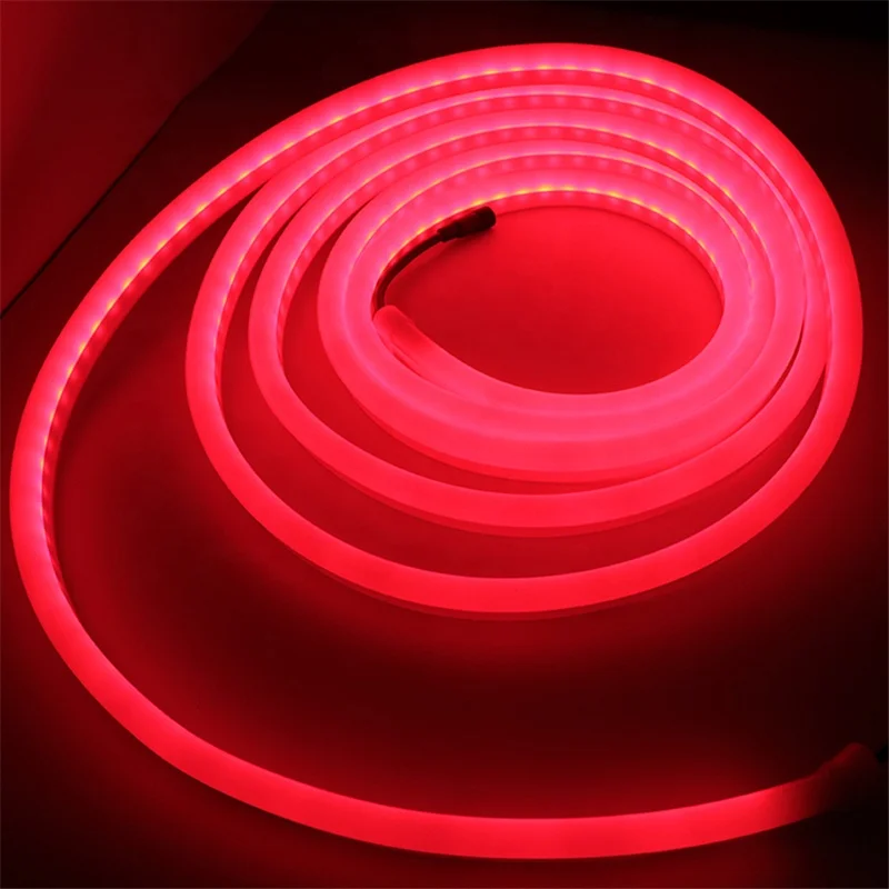 factory price ip68 waterproof strip lights Magic led neon flex 12v WS2811 Chip digital RGB led neon flex