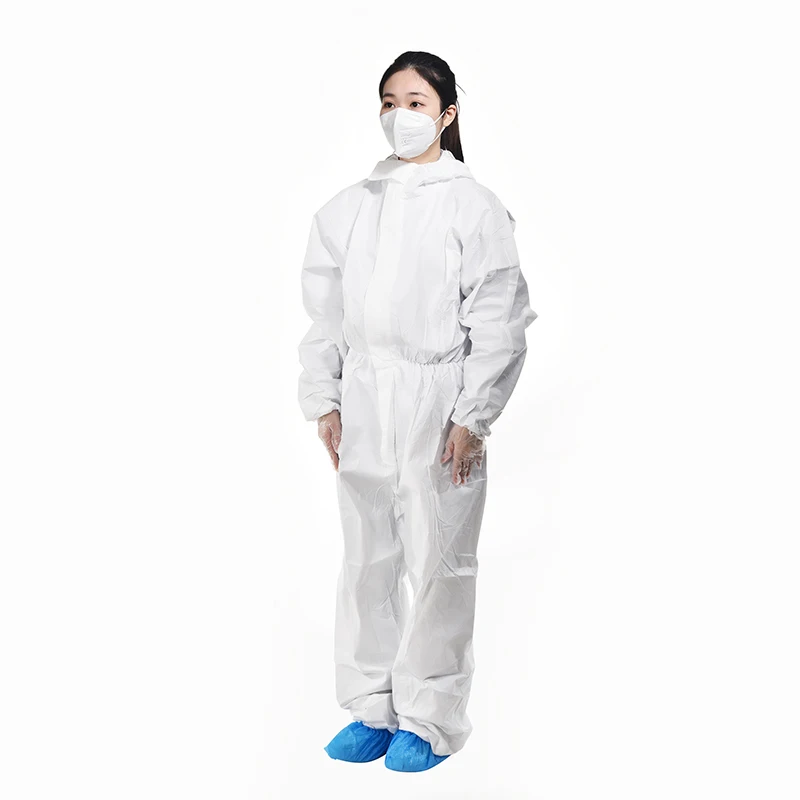 type 5/6 disposable coverall waterproof disposable european coverall worker uniform