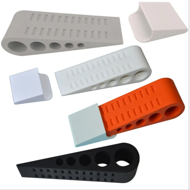 Door Stop Rubber grey silicone wedge door stopper