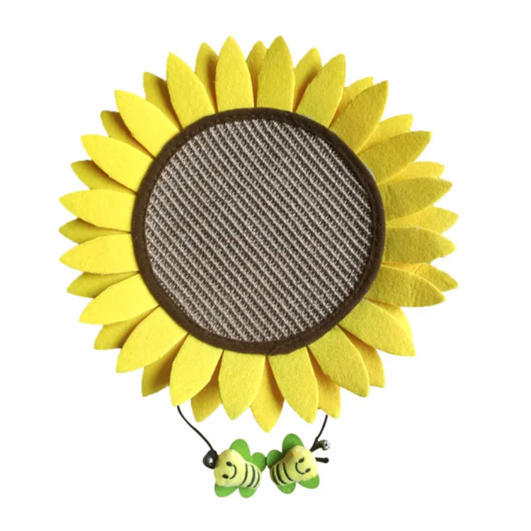 Новые товары для домашних животных Meeno, Когтеточка, Подсолнух, сизаль, кошачья Когтеточка