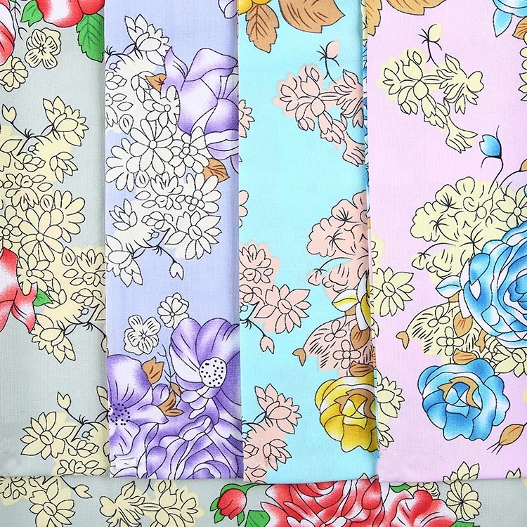 
high quality jacquard 100% polyester dobby lining fabric flower woven print fabric 