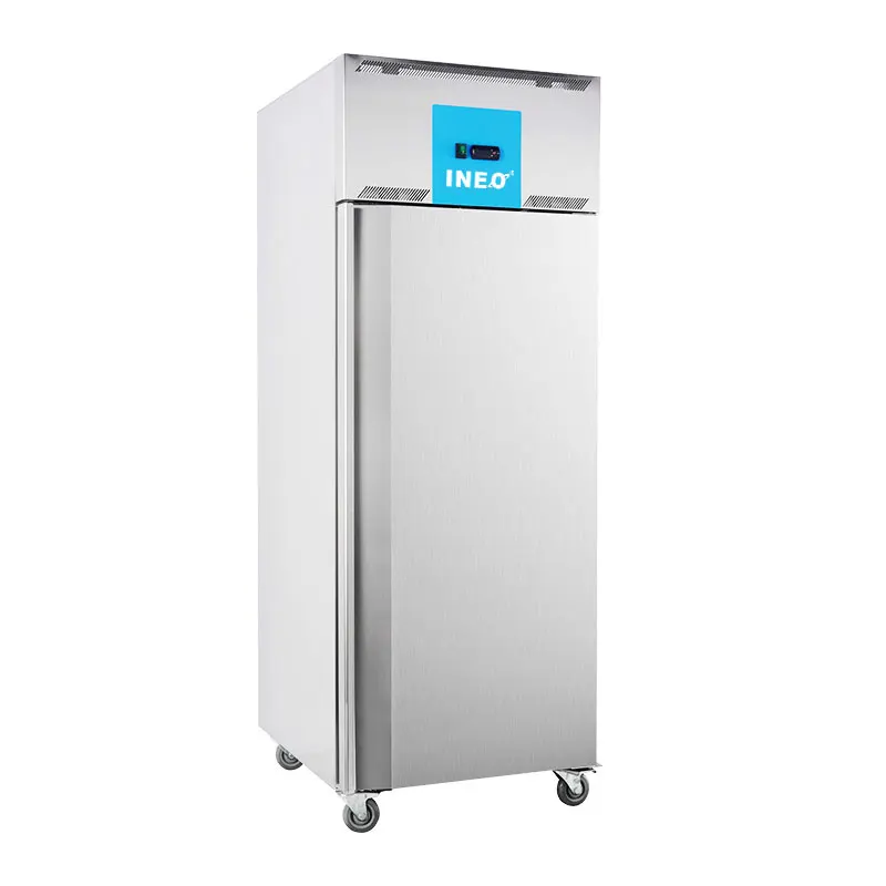 Hotel Restaurant Kitchen Commercial Refrigeration Equipment Stainless Steel Single Door Upright Chiller