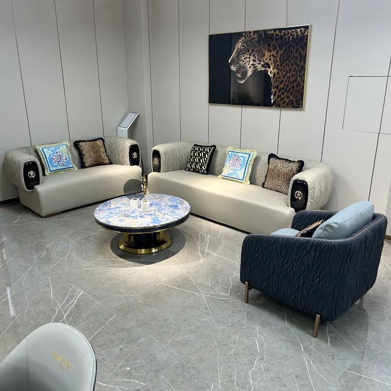 Minimalist High-End Fabric Sofa Luxury Design Couch for Villa Living Room Sofas Home Furniture