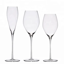 Luxury Designed Creative Novelty Heart Shape Slanted Wine Glasses