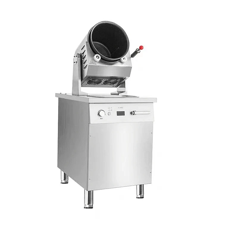 Для ресторанов фаст-фуд БЕСПЛАТНАЯ ДОСТАВКА нержавеющей стали автоматическая жареный рис вок барабан для приготовления пищи робот умная машина