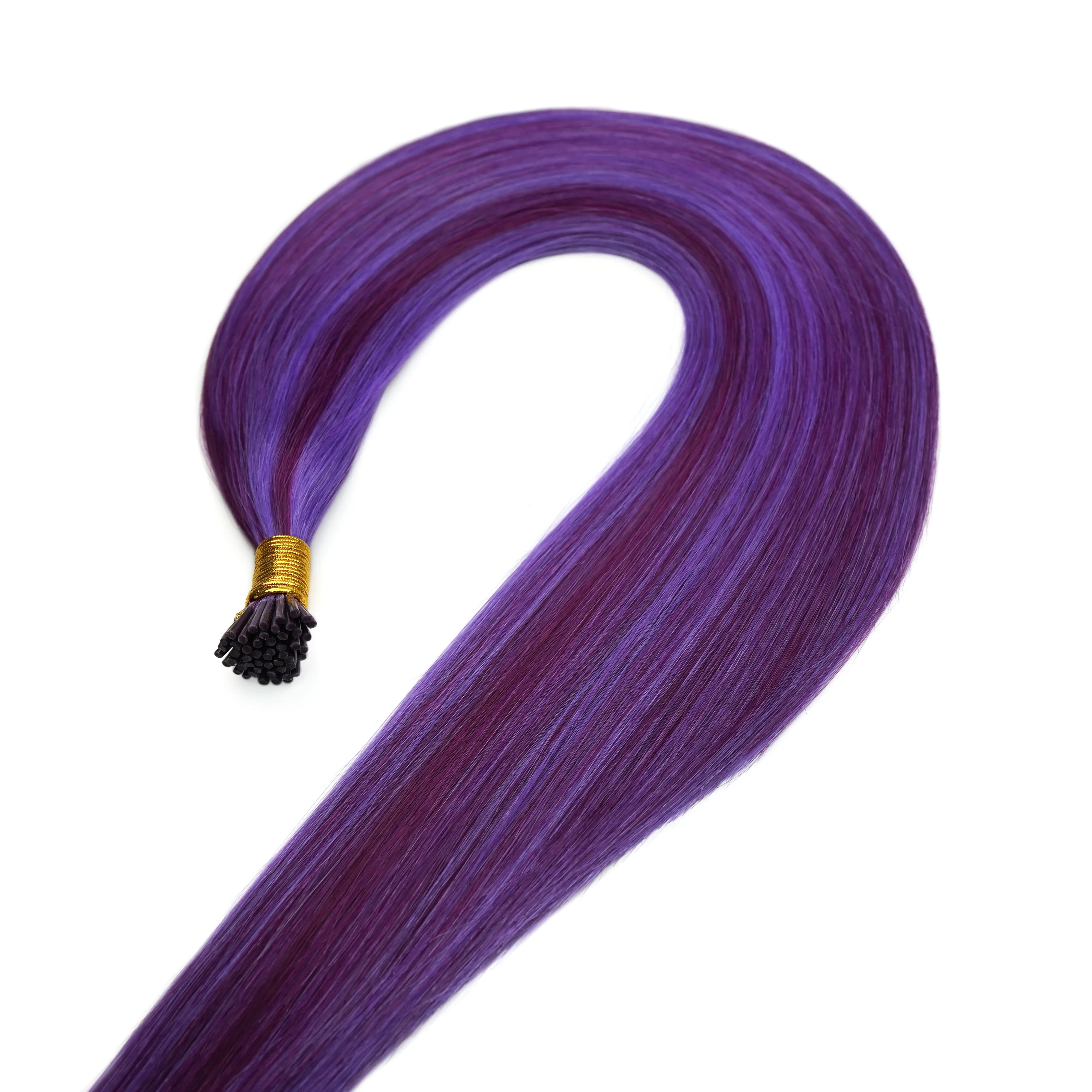 Factory raw I tip  natural human hair 100% extensions 1 gram wholesale russian hair