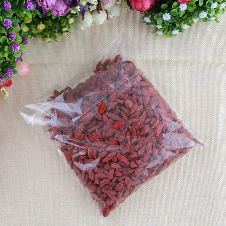 Big size 60 microns clear clothes bag clothing packaging plastic transparent bag for food