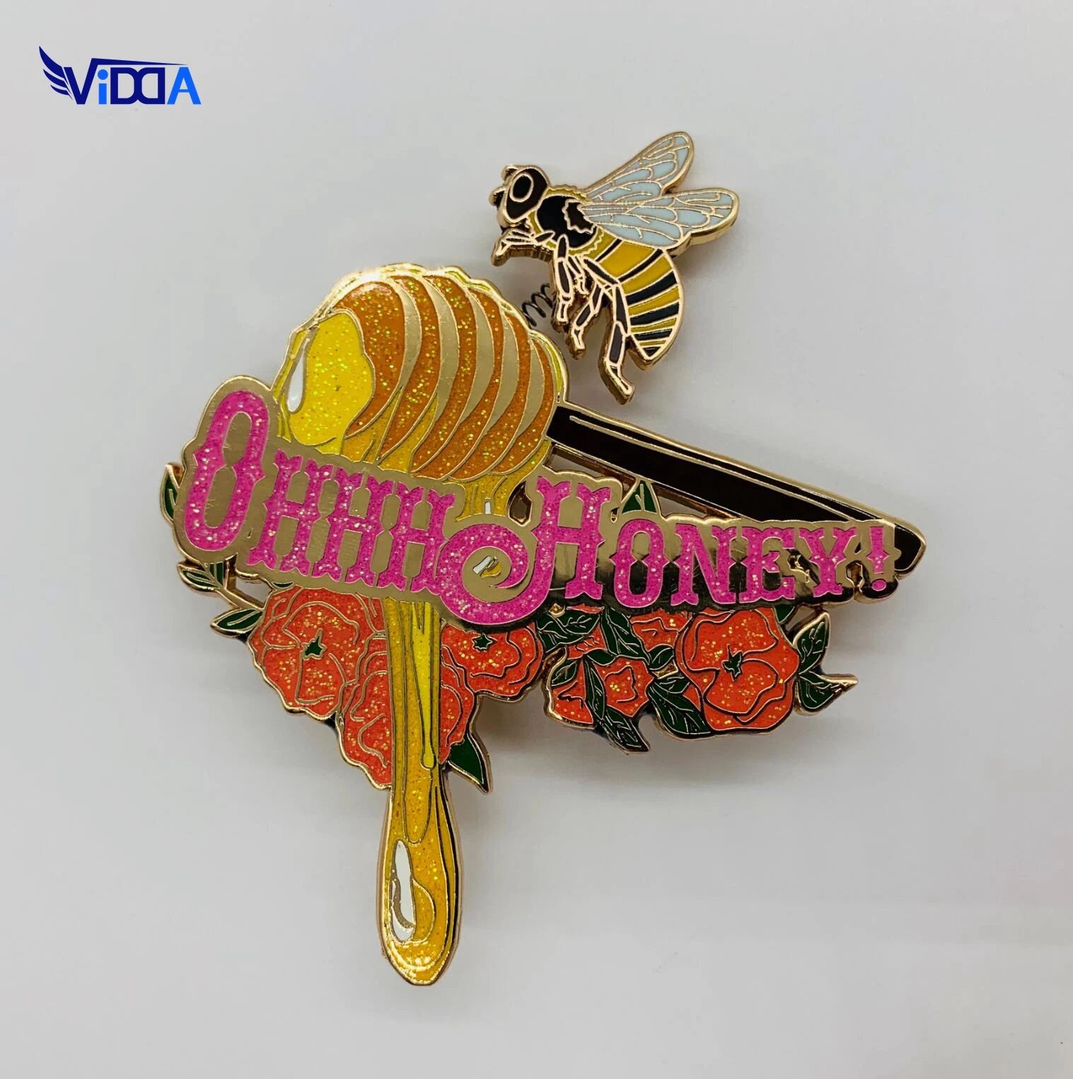 Небольшой минимальный заказ индивидуальный мультяшный Дизайн Жесткий Эмаль Блестящий металлический значок