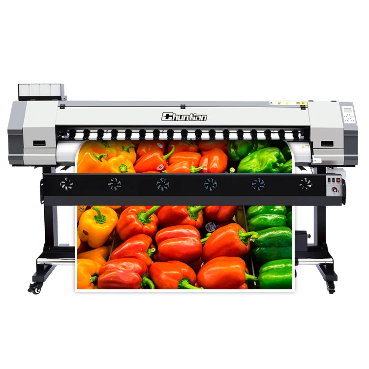 Cheap price industrial digital large format printer xp600 dx5 i3200 printhead eco solvent inkjet cmyk ink printer