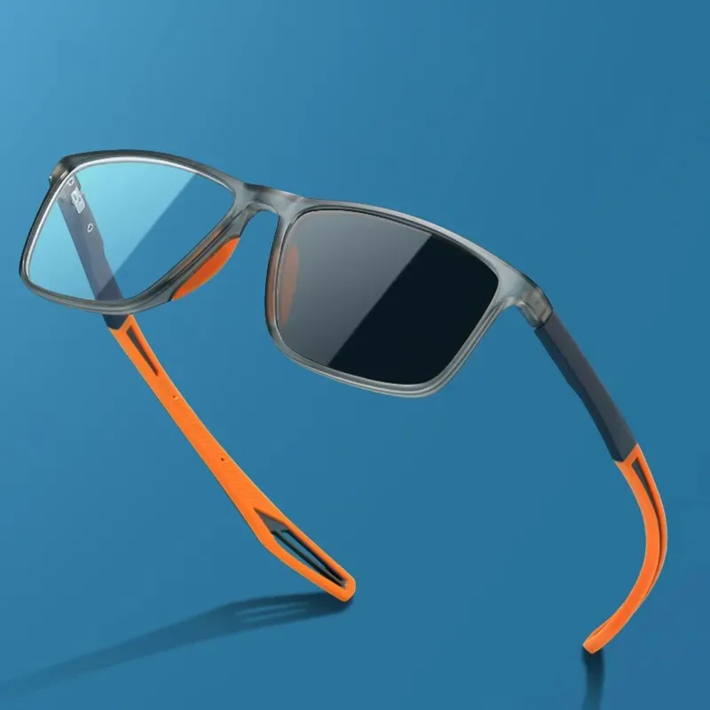 Photochromic reading glasses Sunglasses Anti-blue light anti-fatigue Fashion trend ultra-light sunglasses sports reading glasses