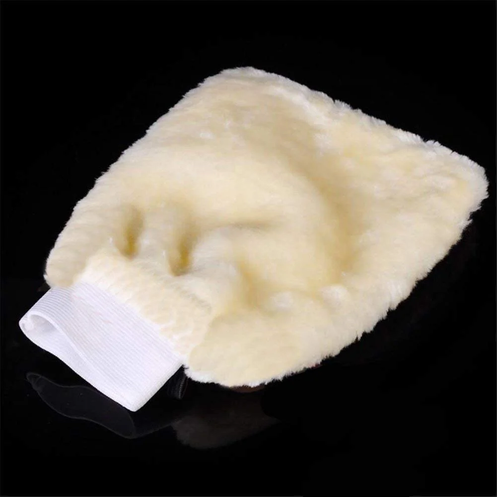 Wholesale microfiber wash mitt car cleaning double sided car wash microfiber mitt