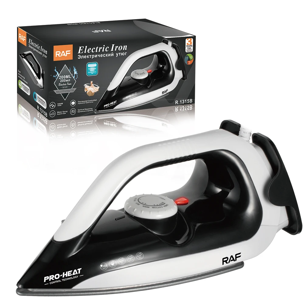 RAF High Quality New Design Portable Steam Press Iron Electric Steam Iron Household Portable Steam Irons