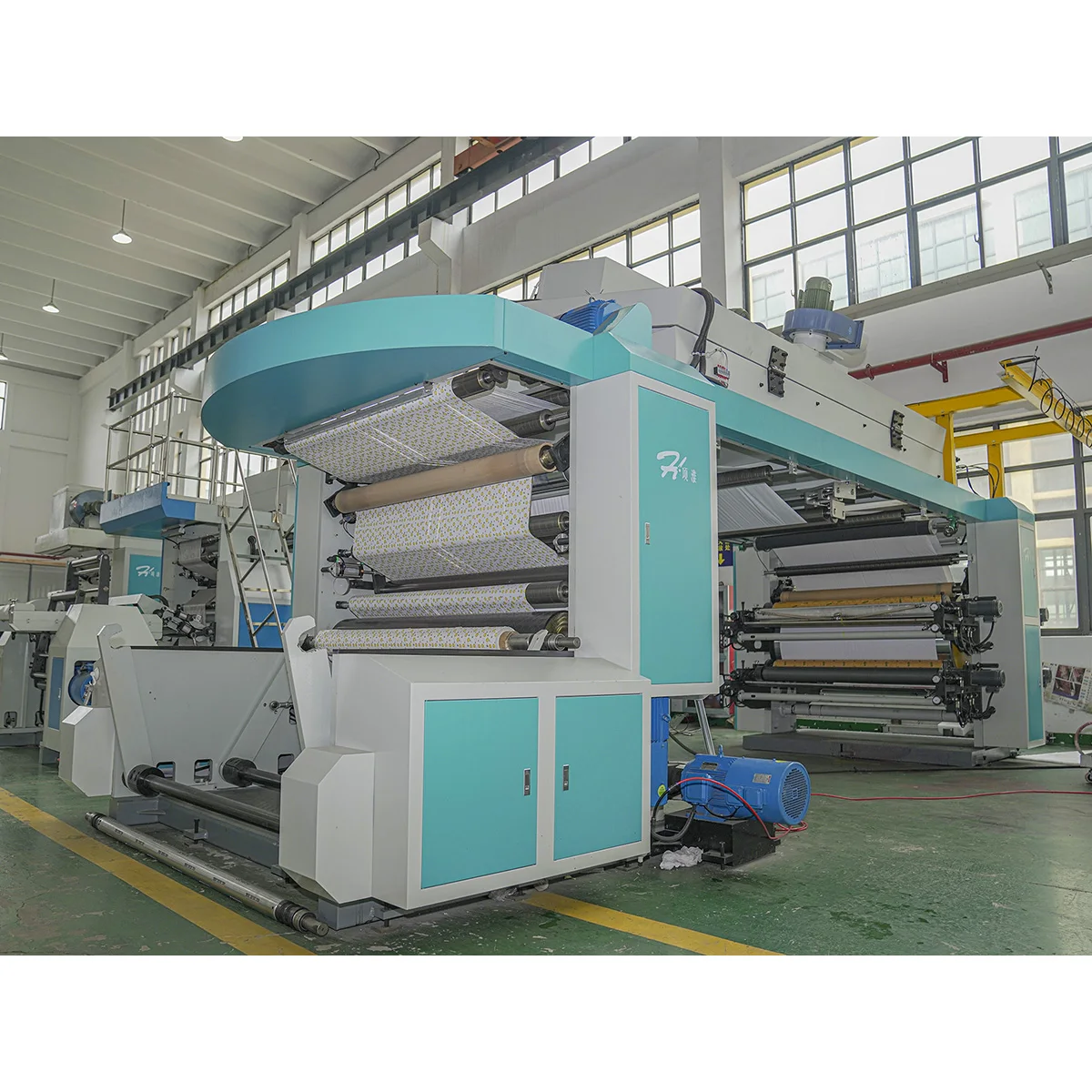 4 colors 1600mm CI Type  Flexo Printing Machine Nonwoven  Fabric printing  Machine Spunlace & Spunbond Nonwoven Printing Machine