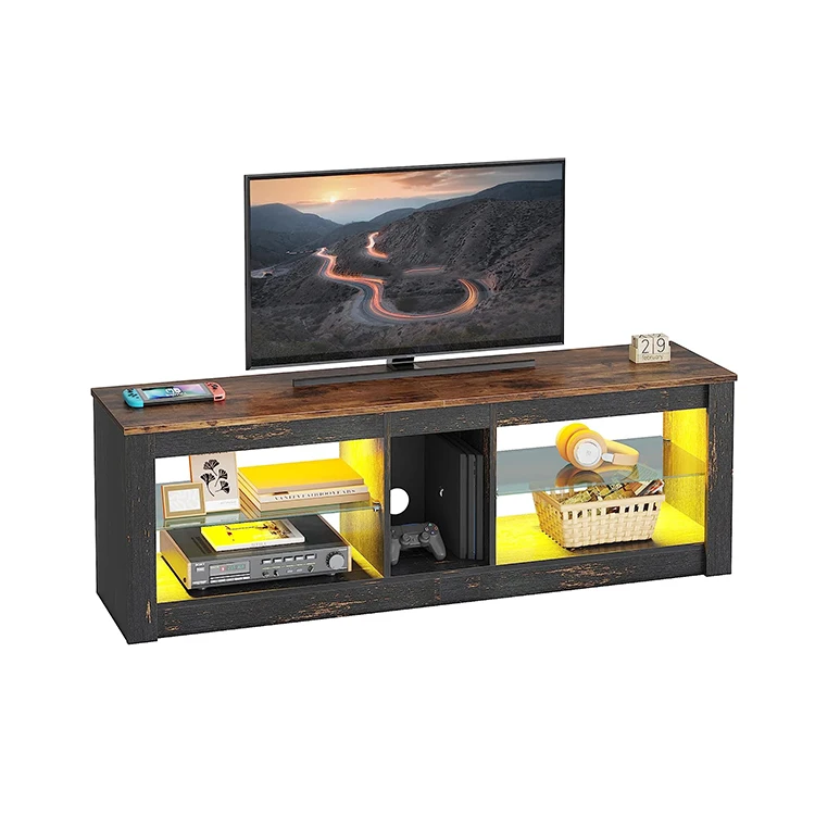 Vekin tv cabinet modern luxury living room furniture media console tv table wood tv stands