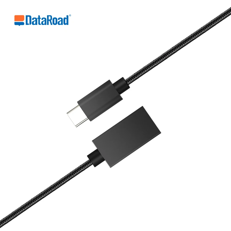 OEM ODM Premium Nylon braiding Usb C Male To Usb 3.0 Female Otg Adapter Cable For U Disk, Usb Card Reader
