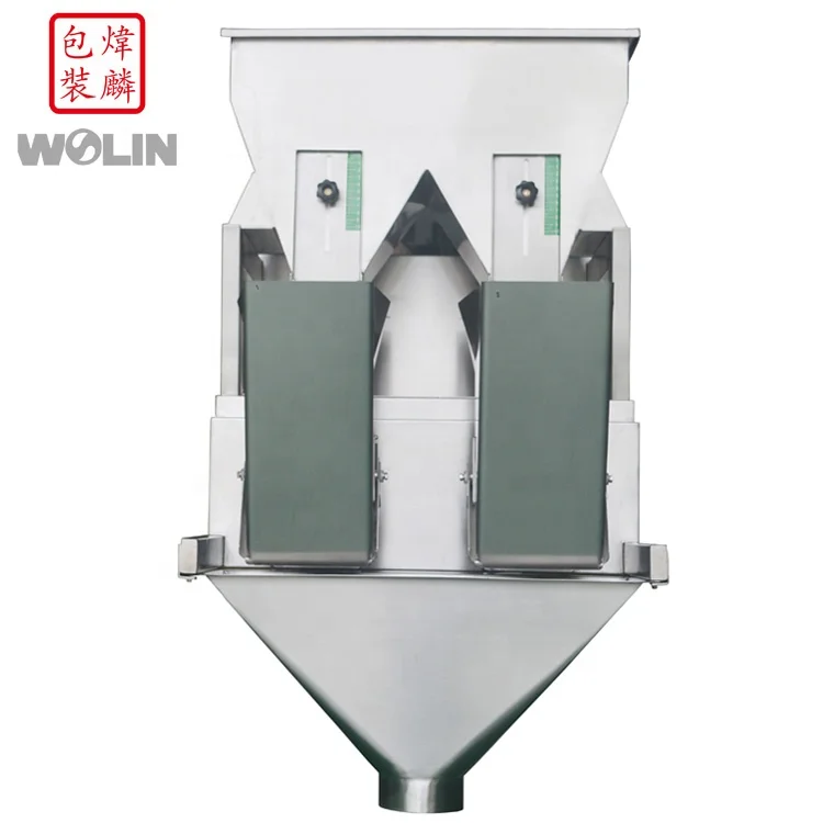 Smart weight automatic filler weight filling machine cat litter rice sugar beans nuts seeds 10-2kg twin head  linear weigher