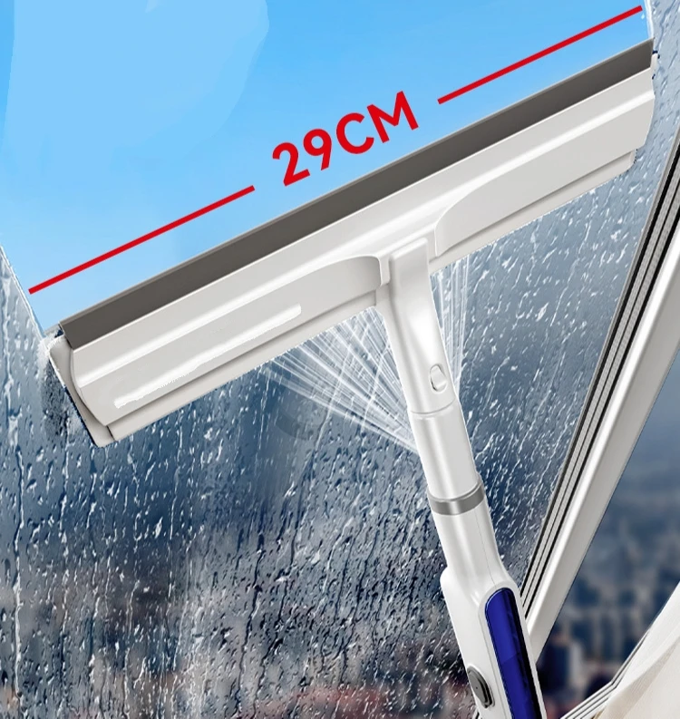 Professional Window Squeegee - Multi-Use Window Cleaner Tool - Window Washing Kit for Shower Glass Door, Car Windshield