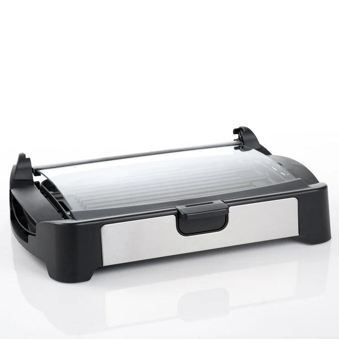 Realbei AL 6034 High Quality Durable Using Various Hot Pot Electric Bbq Hot Pot Grill Black Resin Power OUTDOOR Surface Packing