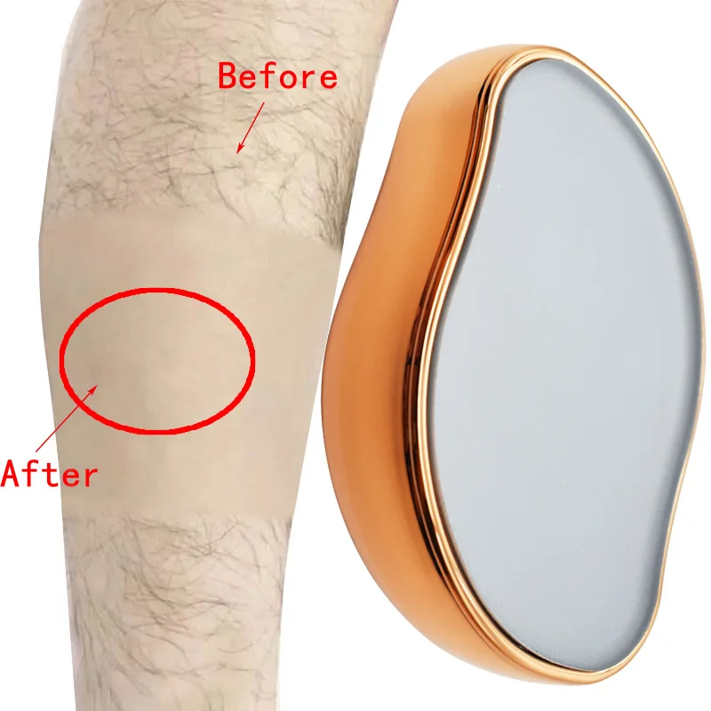 Crystal Physical Hair Removal Painless Safe Epilator Easy Cleaning Reusable Body Beauty Depilation Tool Glass Hair Removal