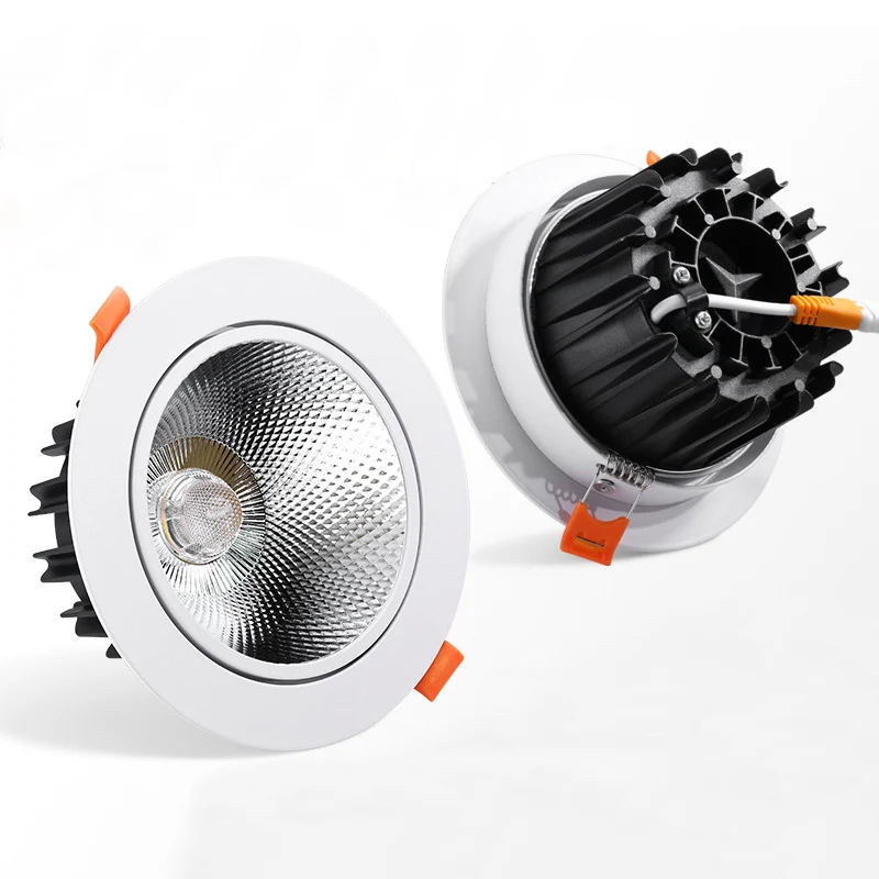 Commercial Lighting 12w cob Led Downlight Recessed Hotel House Hallway Bedroom Downlight