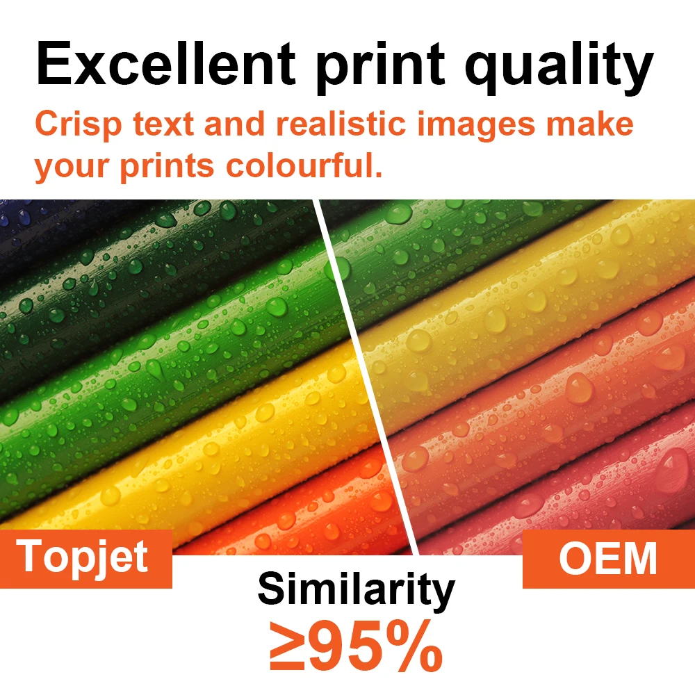 Topjet T141 T1411 T1411 T1412 T1413 T1414 Premium Compatible Color Inkjet Ink Cartridge for Epson ME Office 560W 620F Printer