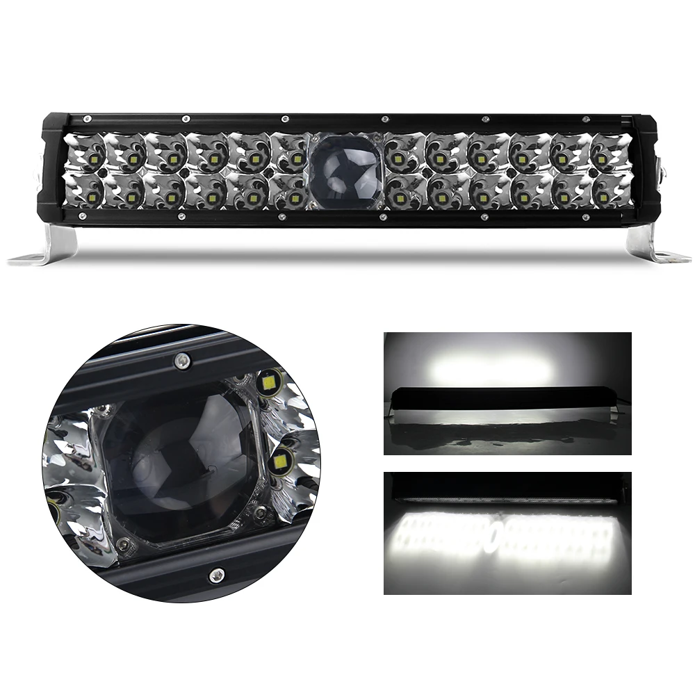 Offroad Super bright 2000m Spot Led Driving Lights Dual Row 4x4 off road Car Laser Led Light Bar