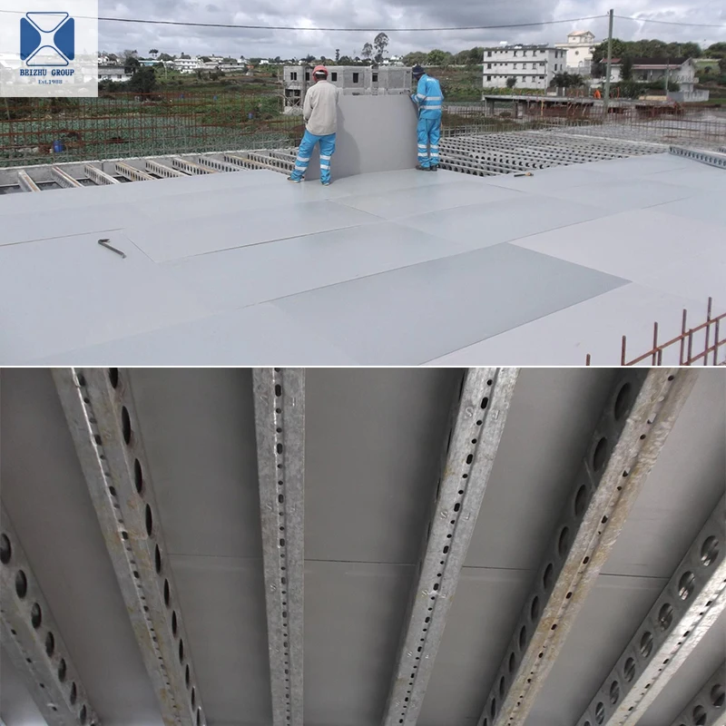 Китайская фабрика система опалубки конструкция бетонной подпорной стены пластиковая опалубка для строительной