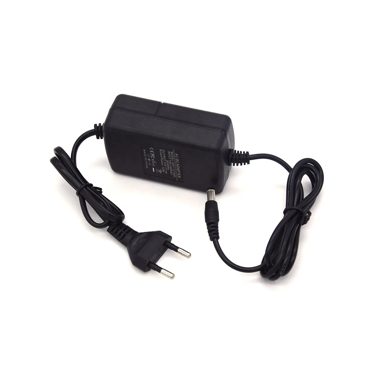 Factory direct 12W two-wire desktop power supply adapter with eu us pulg 12v1a power adapter for DVD camera PDH