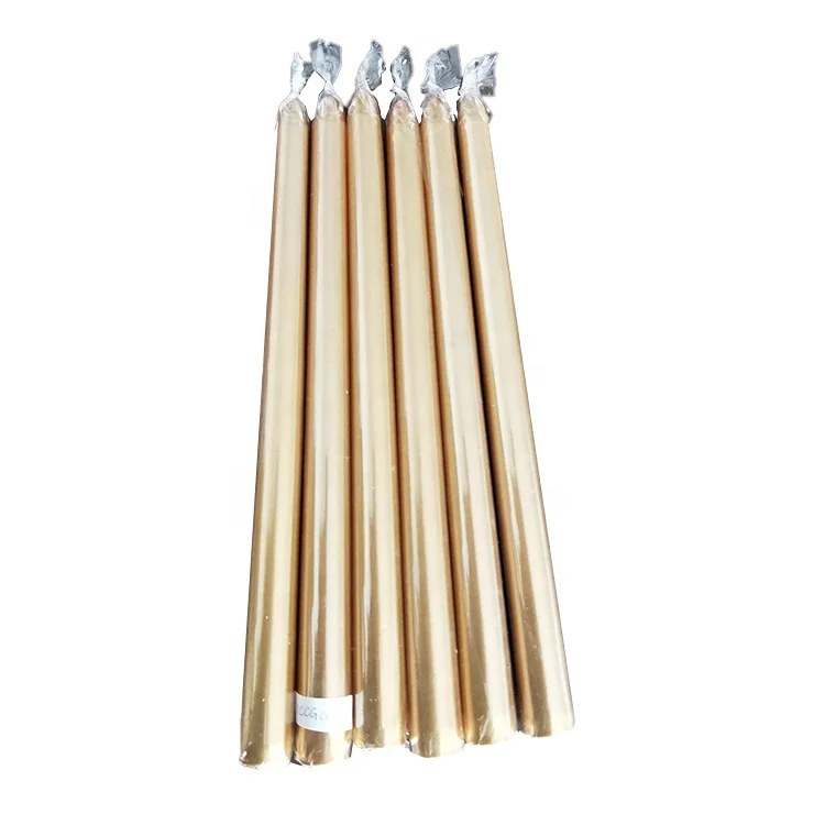 
Good quality spiral wick candles spiral pink Taper Candle 