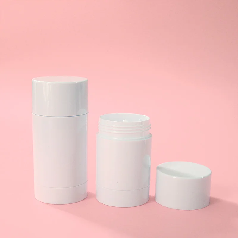 Wholesale Soft Deodorant Gel  Stick Packaging Oval 30/45/50/75/15g Round Twist Up Tube Bottom Filling AS Plastic Deodorant Stick