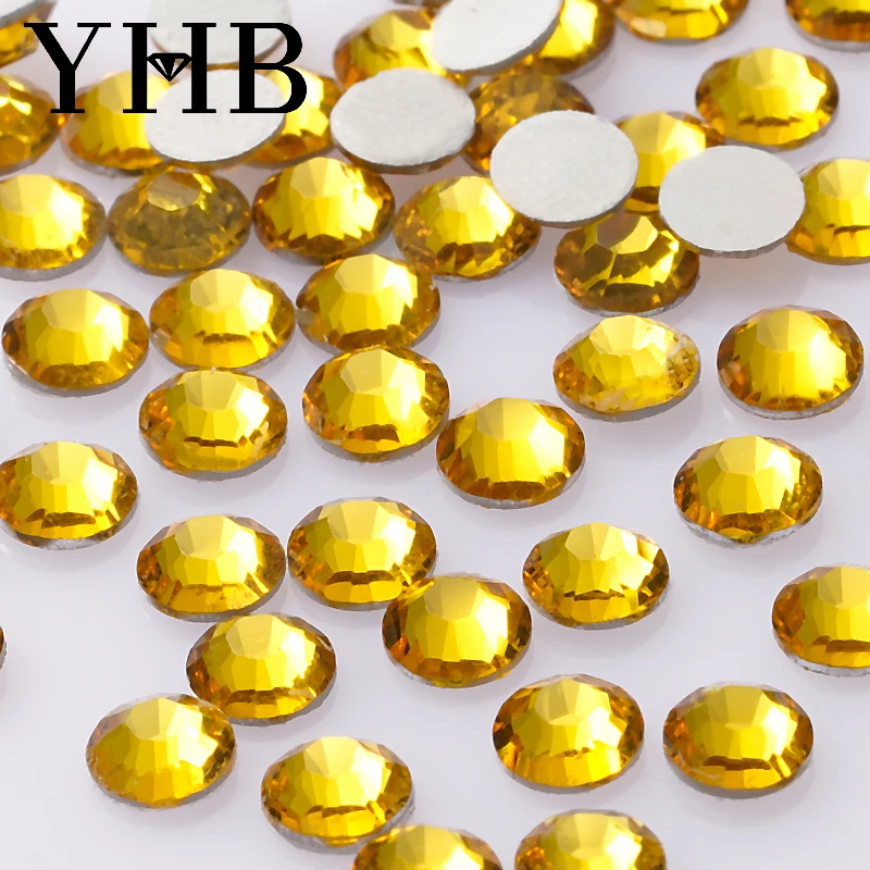2024 китайская фабрика Yhb Свободные Стразы со стразами из эпоксидной смолы прозрачные кристаллы