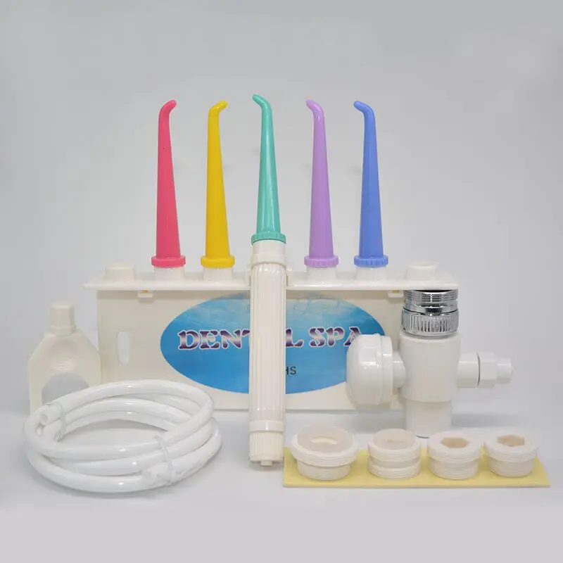 Family use water flosser dental oral care tooth cleaning dental oral care irrigator faucet dental spa portable cordless flosser