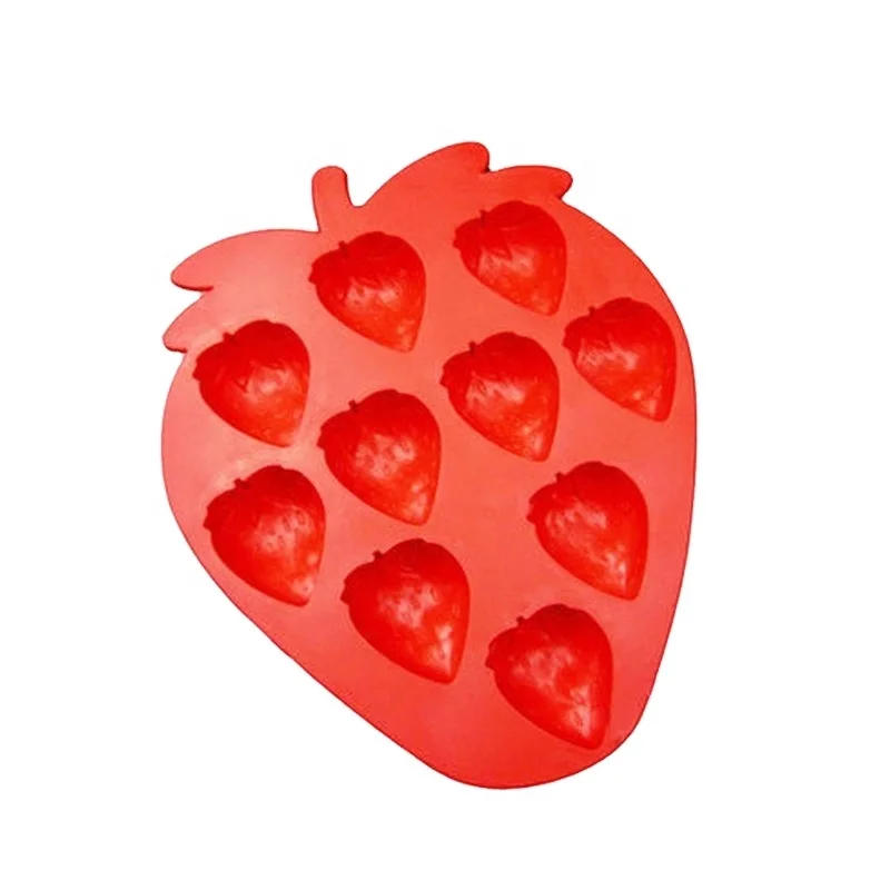Good Workmanship Creative Mini Decorating Cake No Stick 3d Red Fruit Silicone Strawberry Shape Chocolate