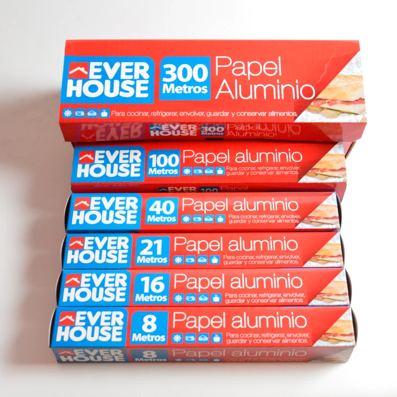 Лучший поставщик алюминиевой фольги, упаковка из алюминиевой фольги 100 метров