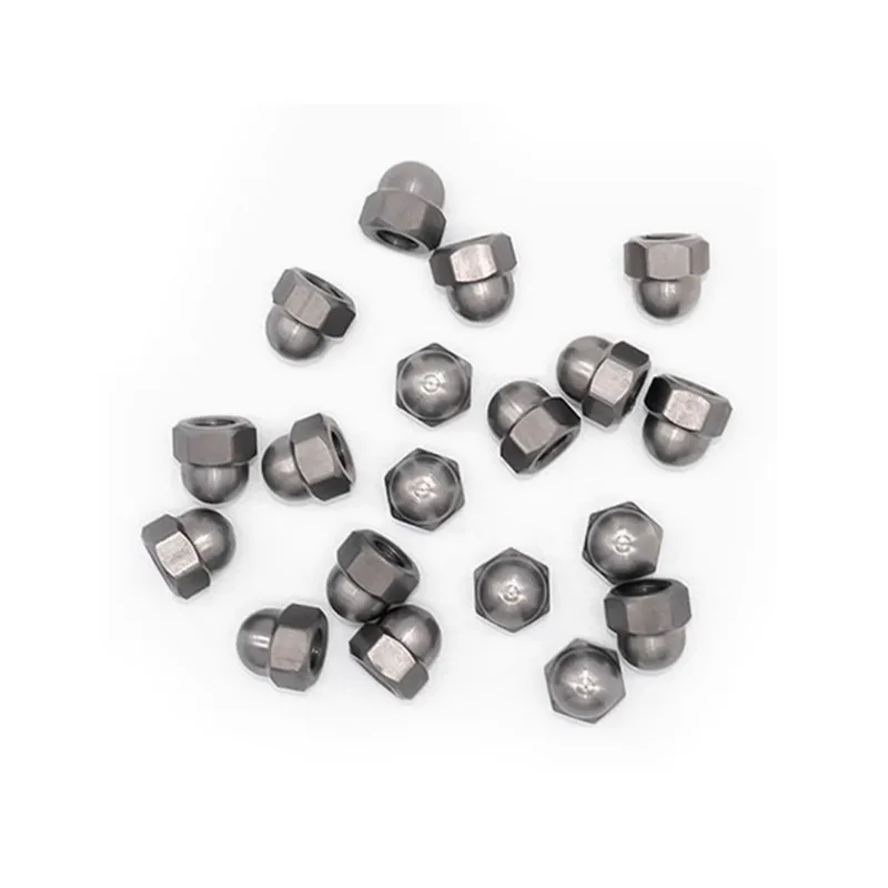 M3M4M5M6M8M10M12 Hex Acorn Domed Head Cap Nut GR2 Titanium cap nut