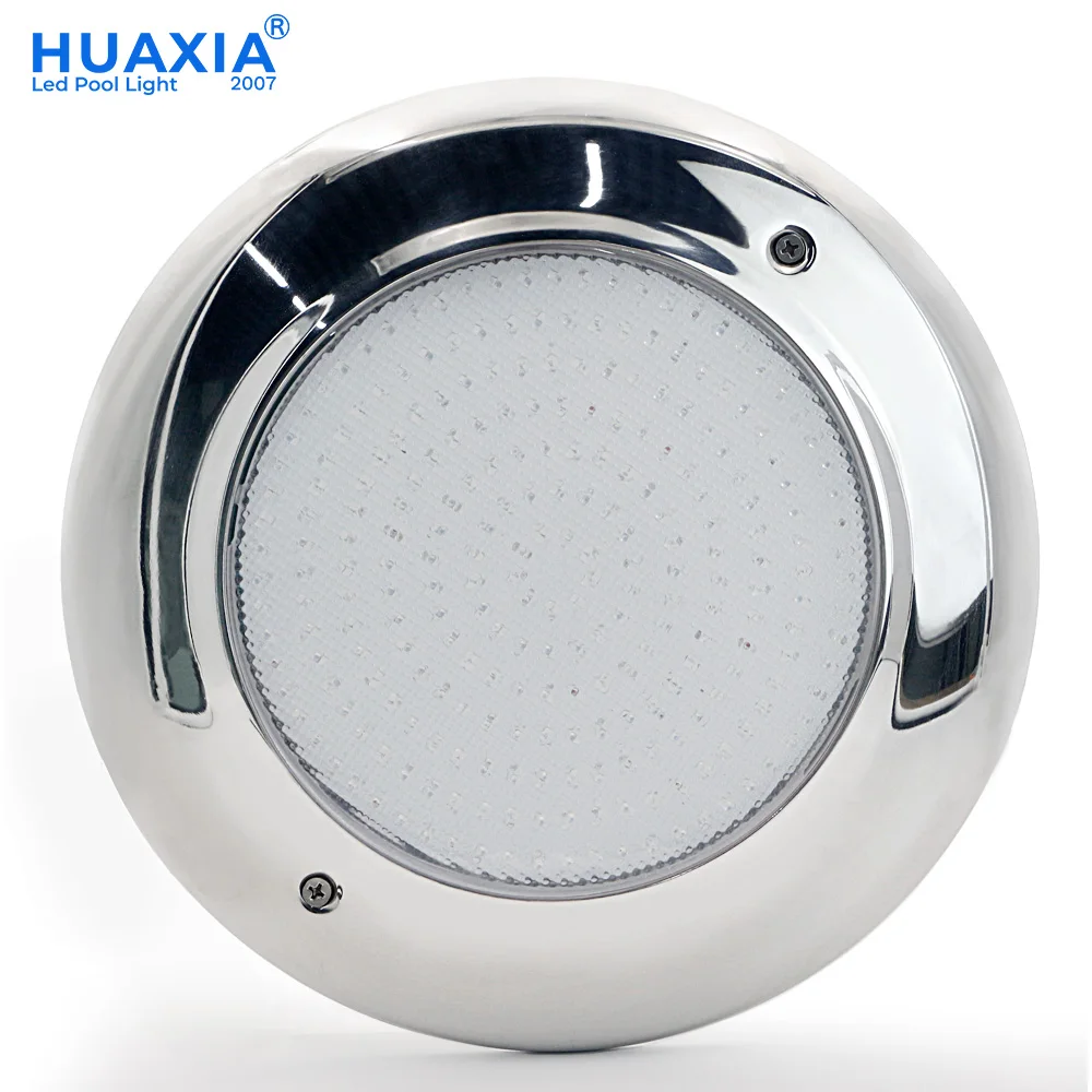 LED Pool Light IP68 Waterproof 316 Stainless Steel White Emitting Underwater Lamp Body 12V Input Voltage Swimming Pool Pond