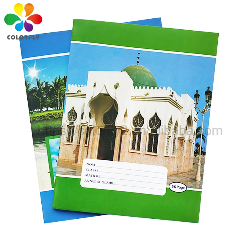 Nice Look Custom Design Factory Fourniture Cahier Scolaire Exercise Book for Niger Schools
