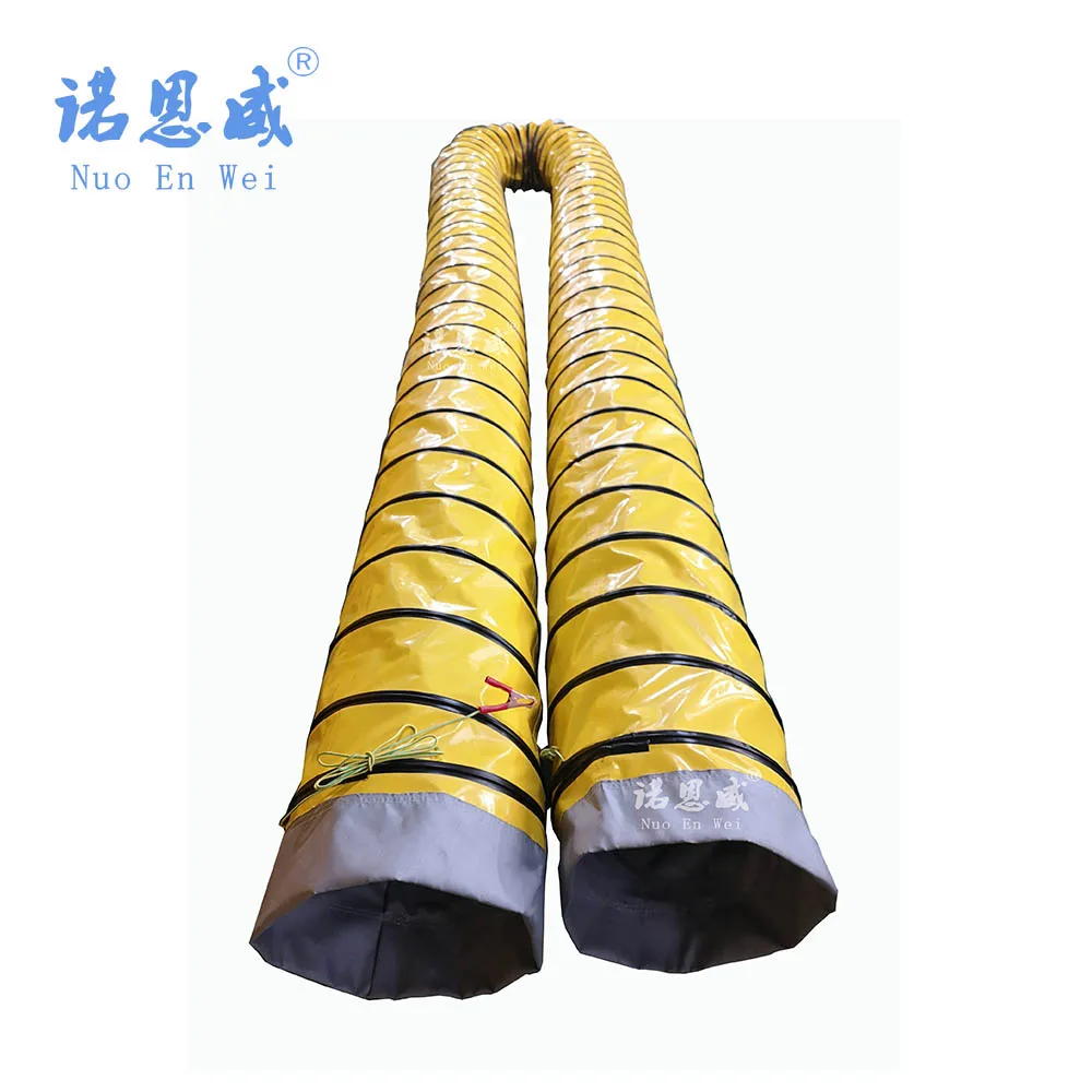 8-24 inch 200mm-600mm high temperature air duct High Temperature resistant flexible ducts heater hose fiberglass flexible duct