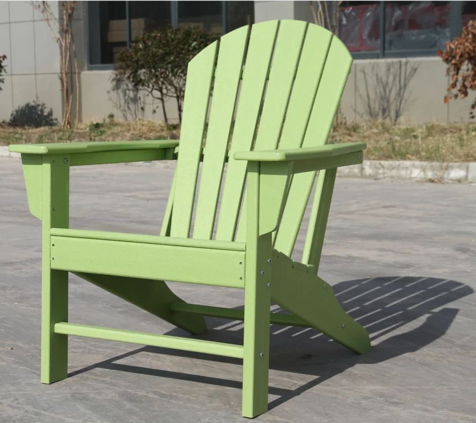 Уличная мебель садовый набор пластиковый полимерный стул HDPE Adirondack для патио