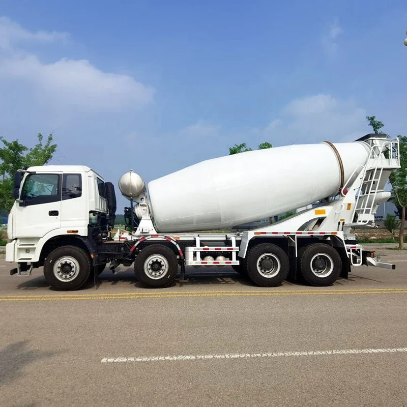 Factory Price New Condition Isuzu Chassis Singapore 12M3 Mobile Vehiculo De Mezcla De Hormigon Concrete Mixer Truck Hire