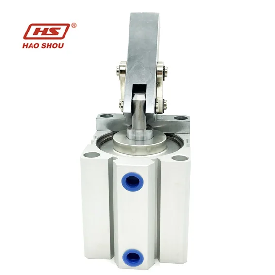 HALC-MS40 пневматический рычажный зажим двойного действия с магнитной индукцией, диаметр 40 мм, высокое качество из Тайваня, быстрая доставка