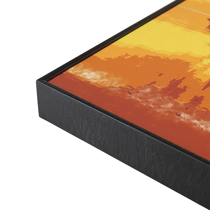 Floating Framed Canvas Art Sets of 3 Pictures Digital Print Landscape
