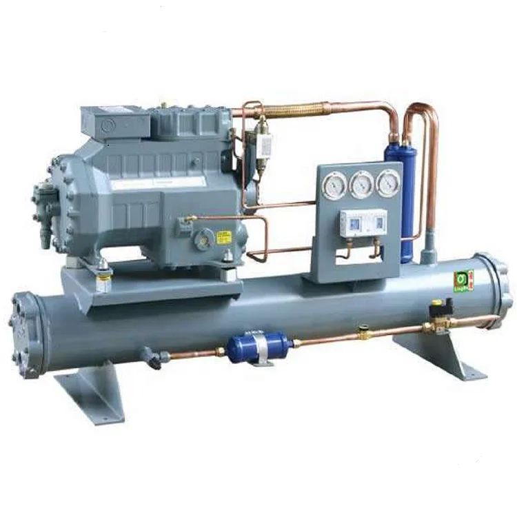 Whole Sale Factory Italy Frascold Compressor Water Cooled Condenser Condensing Unit price