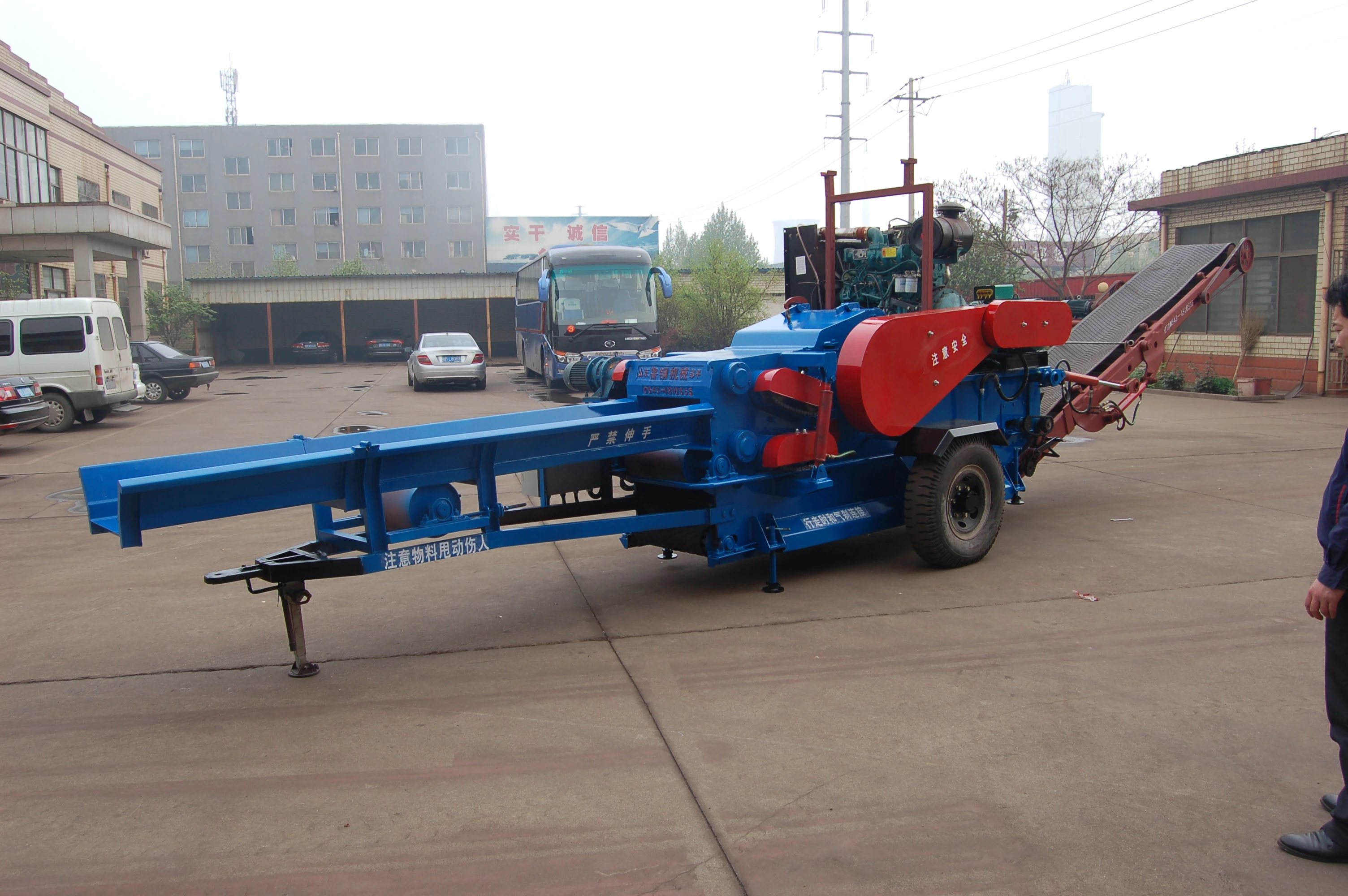 Cheap Bx62 Chipper Tracks Stationary Wood Chippers With CE,GS Approval